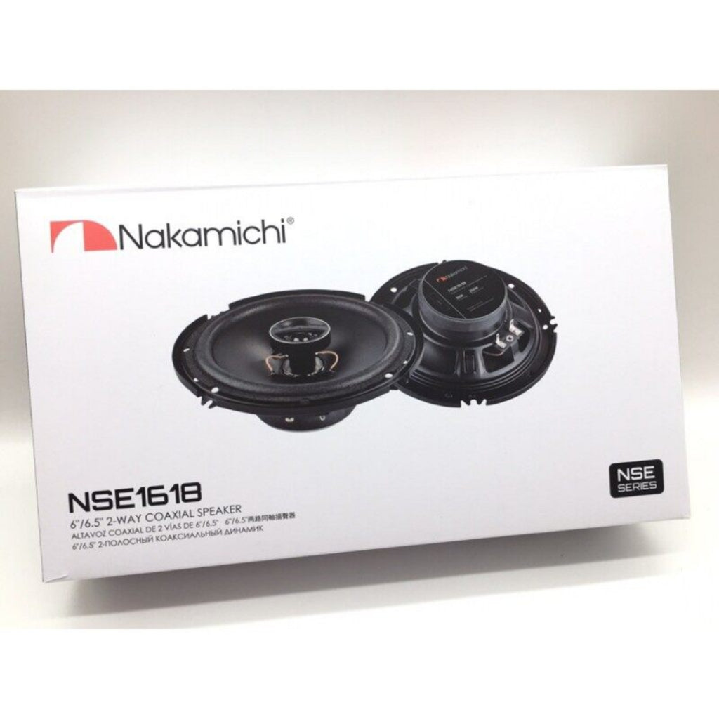 Nakamichi NSE-1618 200W Coaxial Speakers 6‘’ 2-way Coaxial Speaker | 100% Original Nakamichi | Peak Power 200W | 6寸汽车喇叭