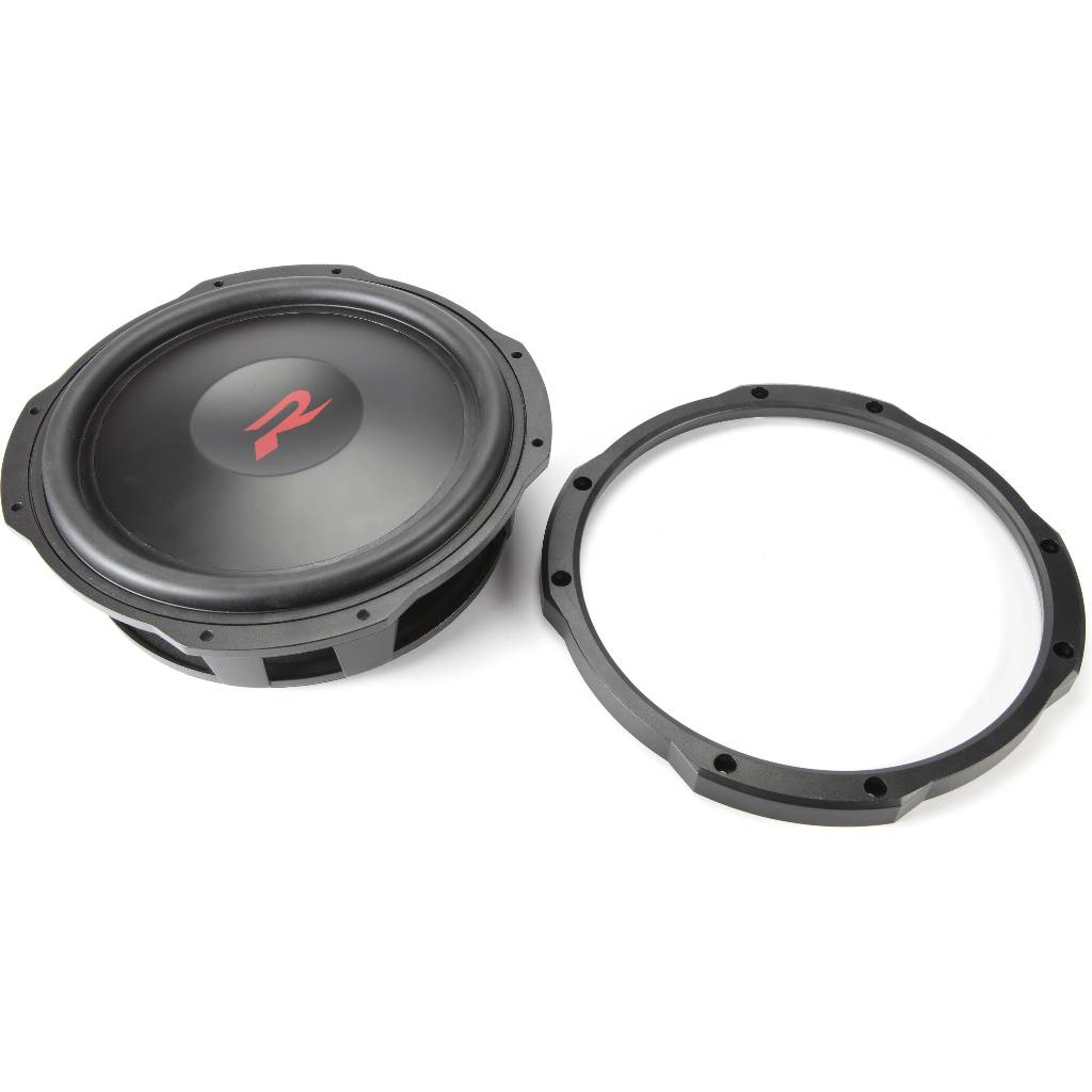 Alpine RS-W12D4 R-Series shallow-mount 12" subwoofer with dual 4-ohm voice coils