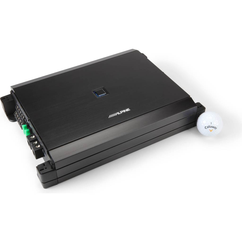 Alpine S2-A55V S-Series 5-channel car amplifier — 40 watts RMS x 4 at 4 ohms + 300 watts RMS x 1 at 2 ohms