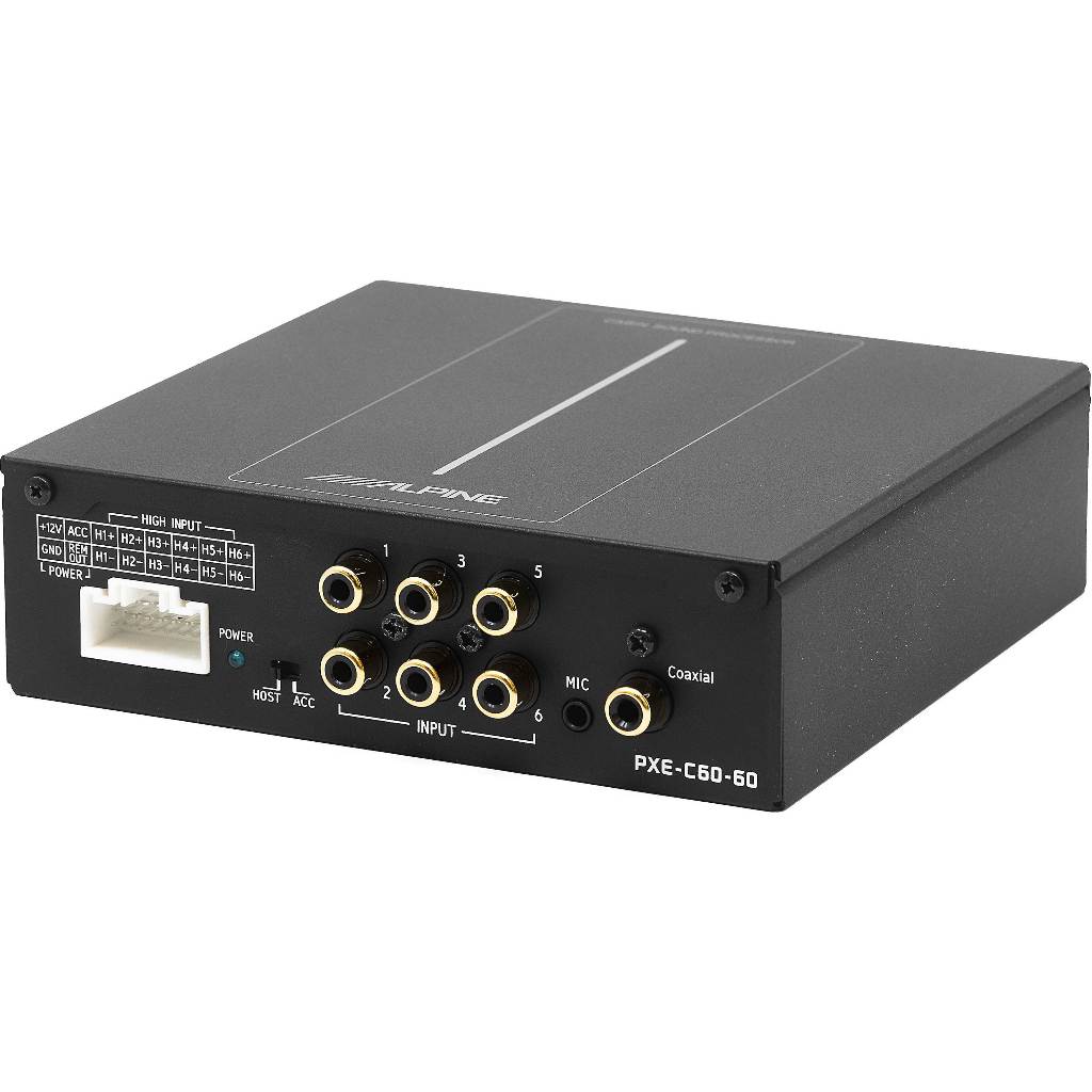 Alpine PXE-C60-60 OPTIM™6 six-channel DSP digital signal processor with automatic sound tuning