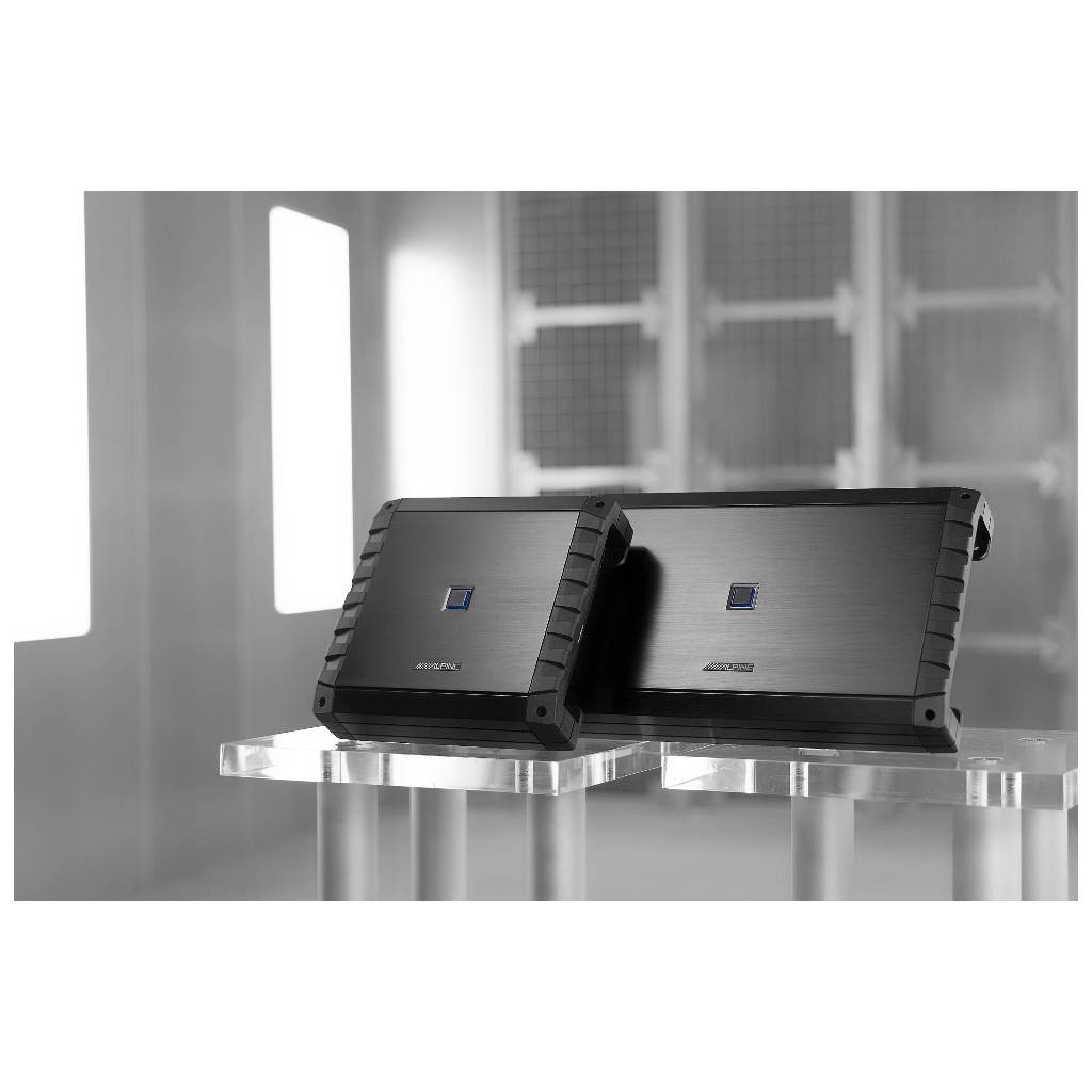 Alpine S2-A60M S-Series mono subwoofer amplifier — 600 watts RMS x 1 at 2 ohms