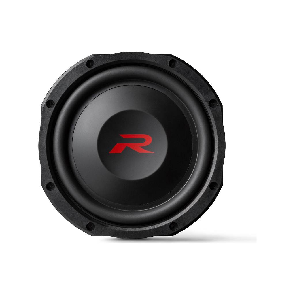 Alpine RS-W10D4 R-Series shallow-mount 10" subwoofer with dual 4-ohm voice coils