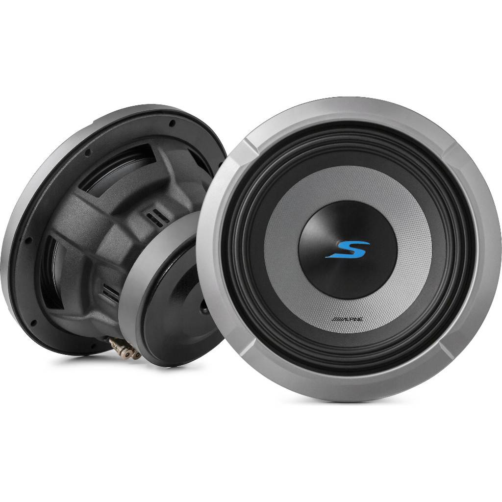 Alpine S2-W8D4 S-Series 8" subwoofer with dual  4-ohm voice coils