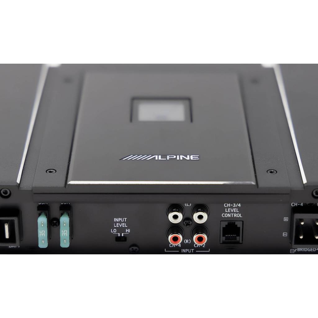 Alpine HDA-F60 Status Series 4-channel car amplifier — 100 watts RMS x 4
