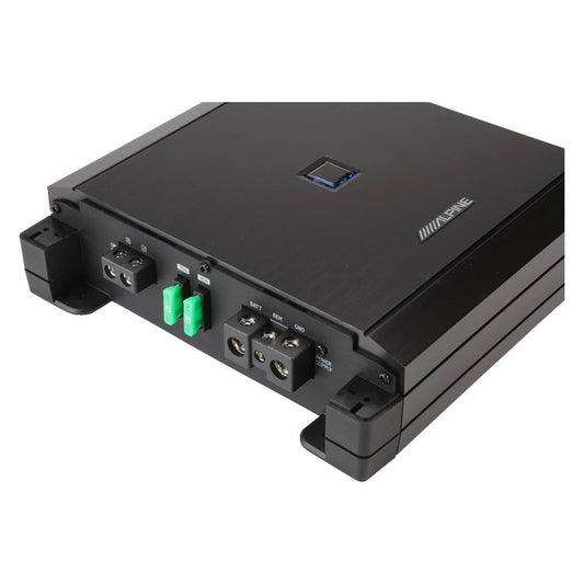 Alpine S2-A60M S-Series mono subwoofer amplifier — 600 watts RMS x 1 at 2 ohms