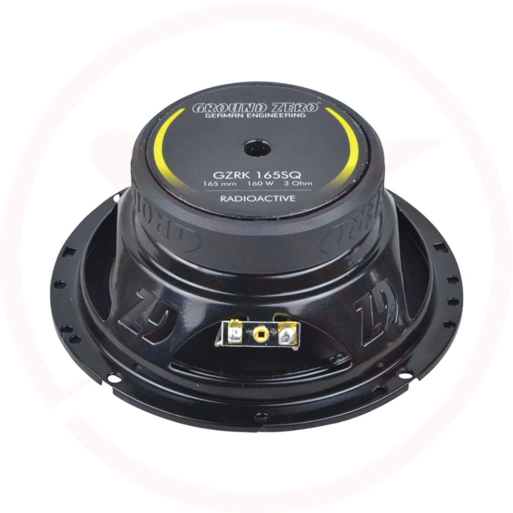 Ground Zero GZRC 165.2SQ‑IVX | Radioactive Series (6.5″) 2‑Way SQ Component Speaker System