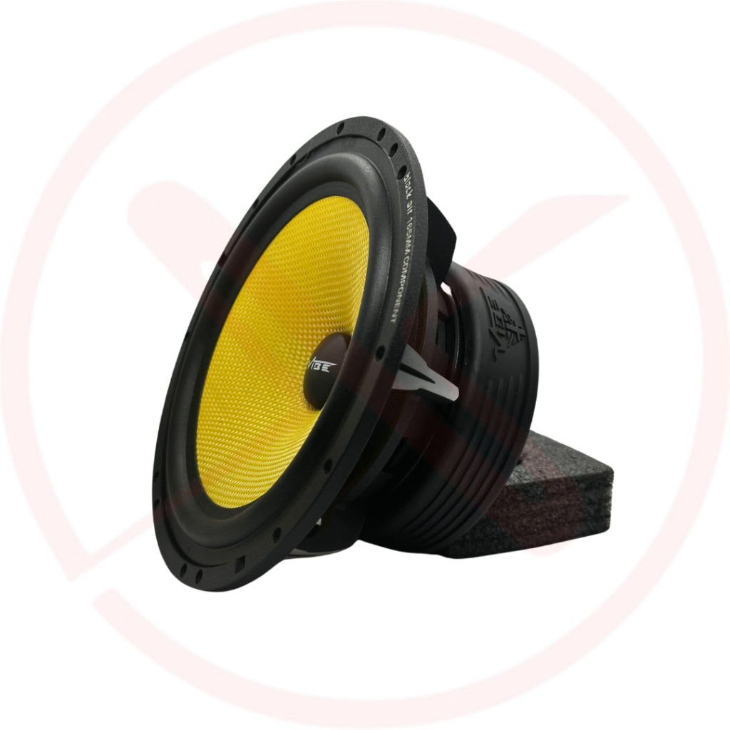 VIBE BLACKAIR BA6MW-V4: 6.5inch Car Mid-Bass Speakers | 140W RMS | 94dB Sensitivity | Kevlar Cone