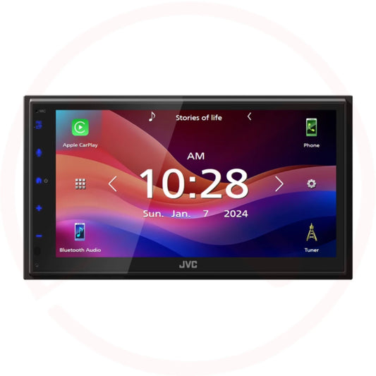 JVC KW M590BT - 6.8" Digital Media Receiver with Apple Carplay & Android Auto