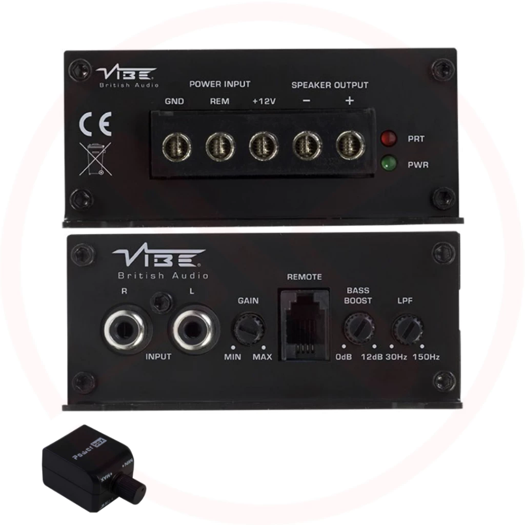 VIBE POWERBOX 400.1M-V7 - 1Ohm Stable Micro Car Subwoofer Amplifier | 400W RMS
