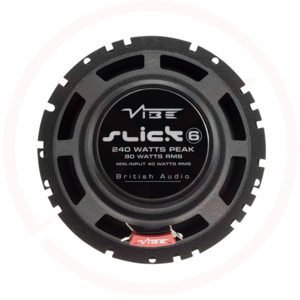 VIBE SLICK 6-V7 | Slick Series 6.5" 2-way Coaxial Car Speakers (94db High Sensitivity)
