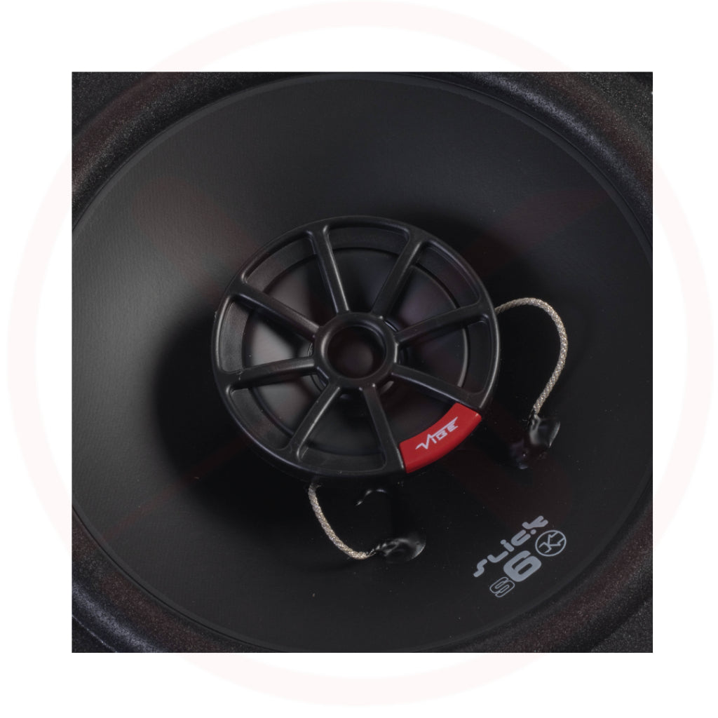 VIBE SLICK 6-V7 | Slick Series 6.5" 2-way Coaxial Car Speakers (94db High Sensitivity)