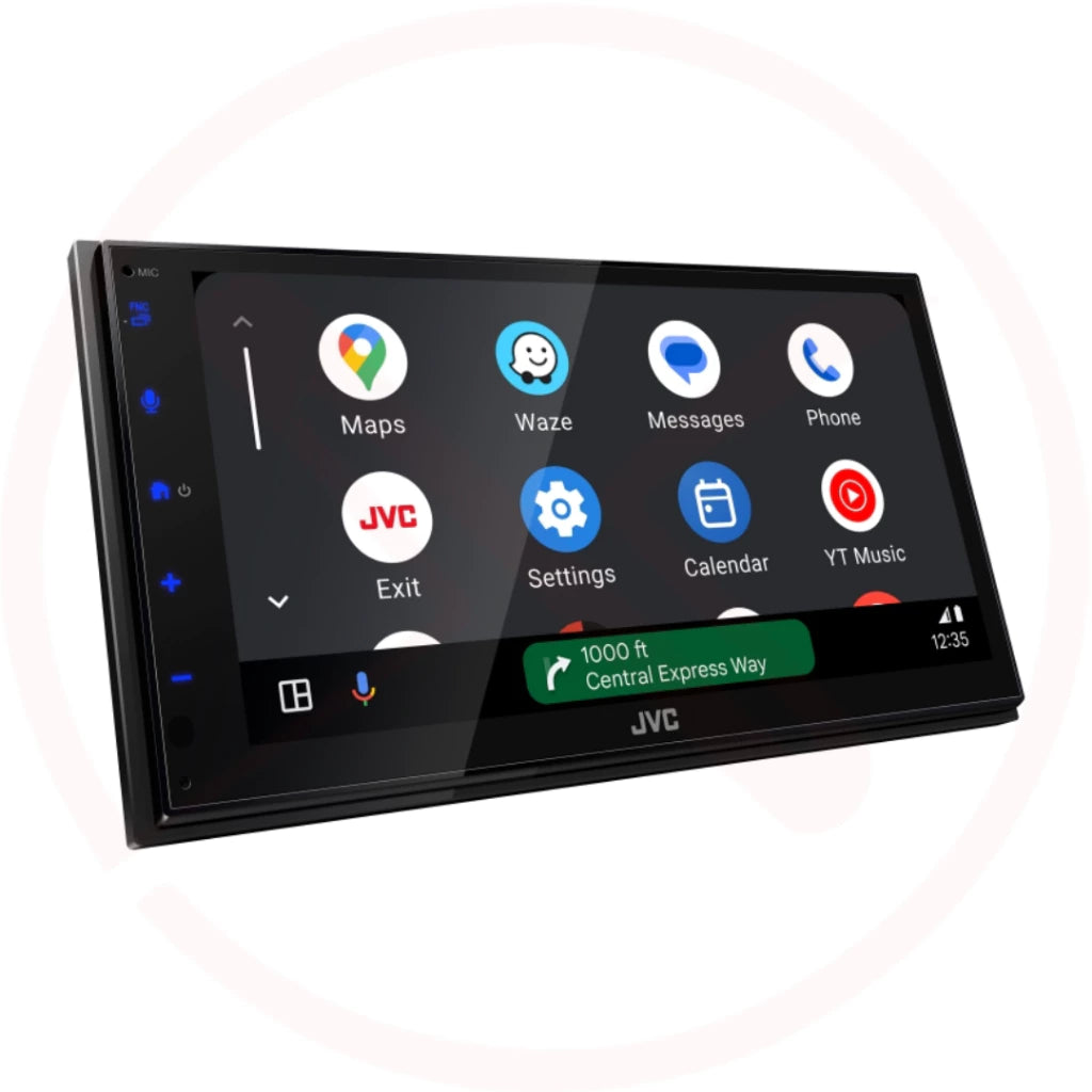JVC KW M590BT - 6.8" Digital Media Receiver with Apple Carplay & Android Auto