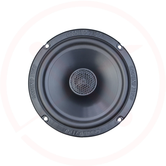 GROUND ZERO GZRF 6.5SQX | Radioactive Series 6.5 in 2‑Way SQ Coaxial Car Speakers