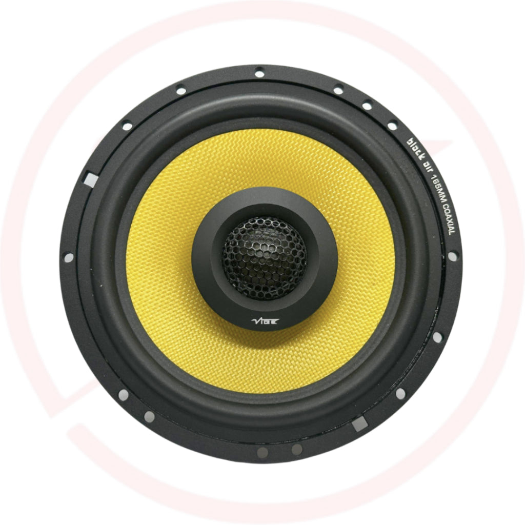 VIBE BLACKAIR BA6-V4: 6.5inch 2-way Coaxial Car Speakers | 140W RMS | 94dB Sensitivity | Kevlar Cone