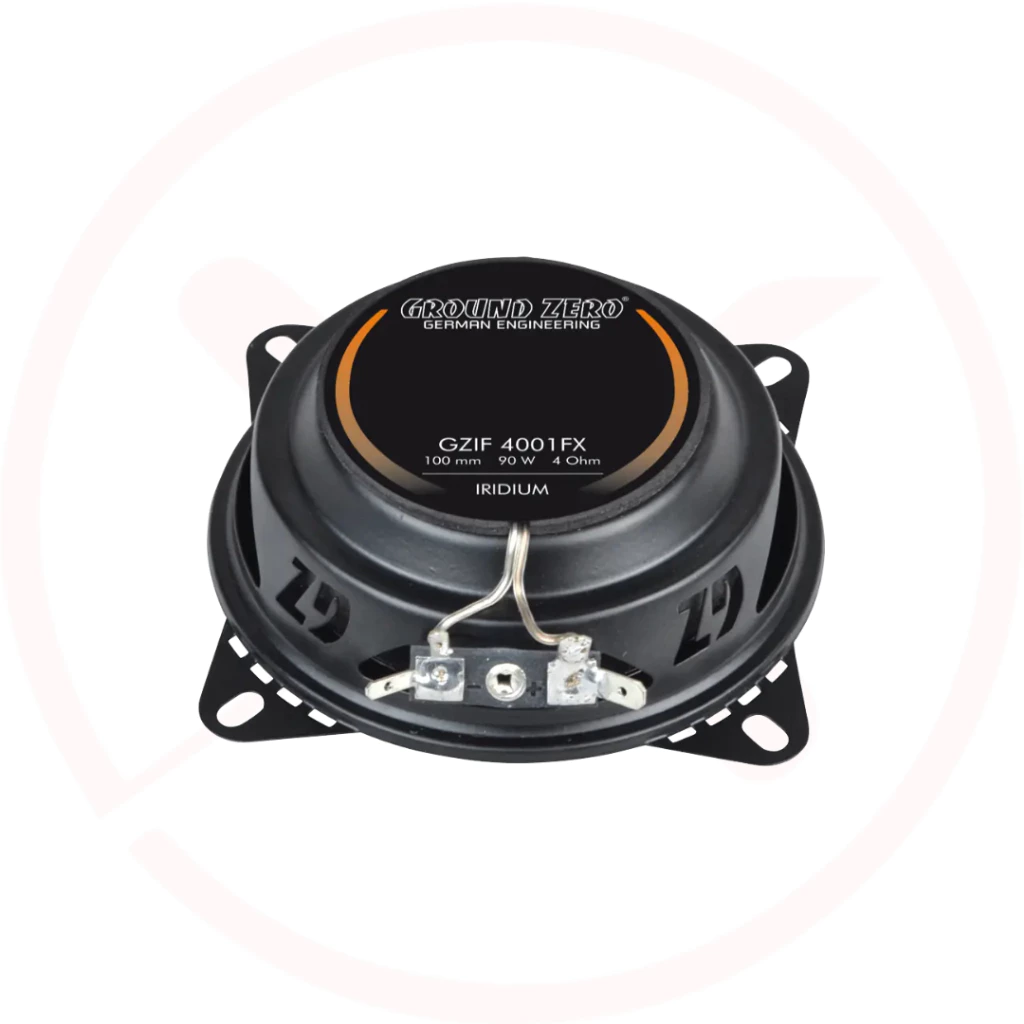 GROUND ZERO GZIF 4001FX - Iridium Series 4inch 2-Way Coaxial Car Speakers