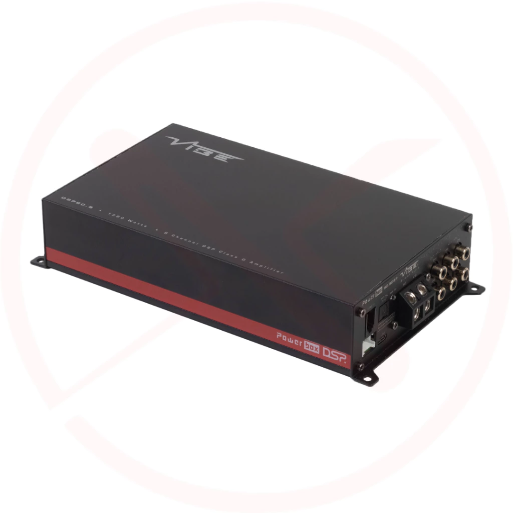 VIBE POWERBOX 80.8-10DSP-V3 - 8-Channel Car Bluetooth DSP Amplifier | 10-out