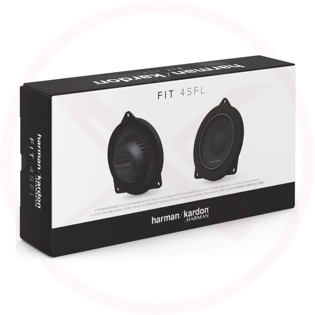 HARMAN KARDON FIT 4SFL - Fit Series 4" Component Car Midrange Speakers for BMW/Mini (Plug & Play)