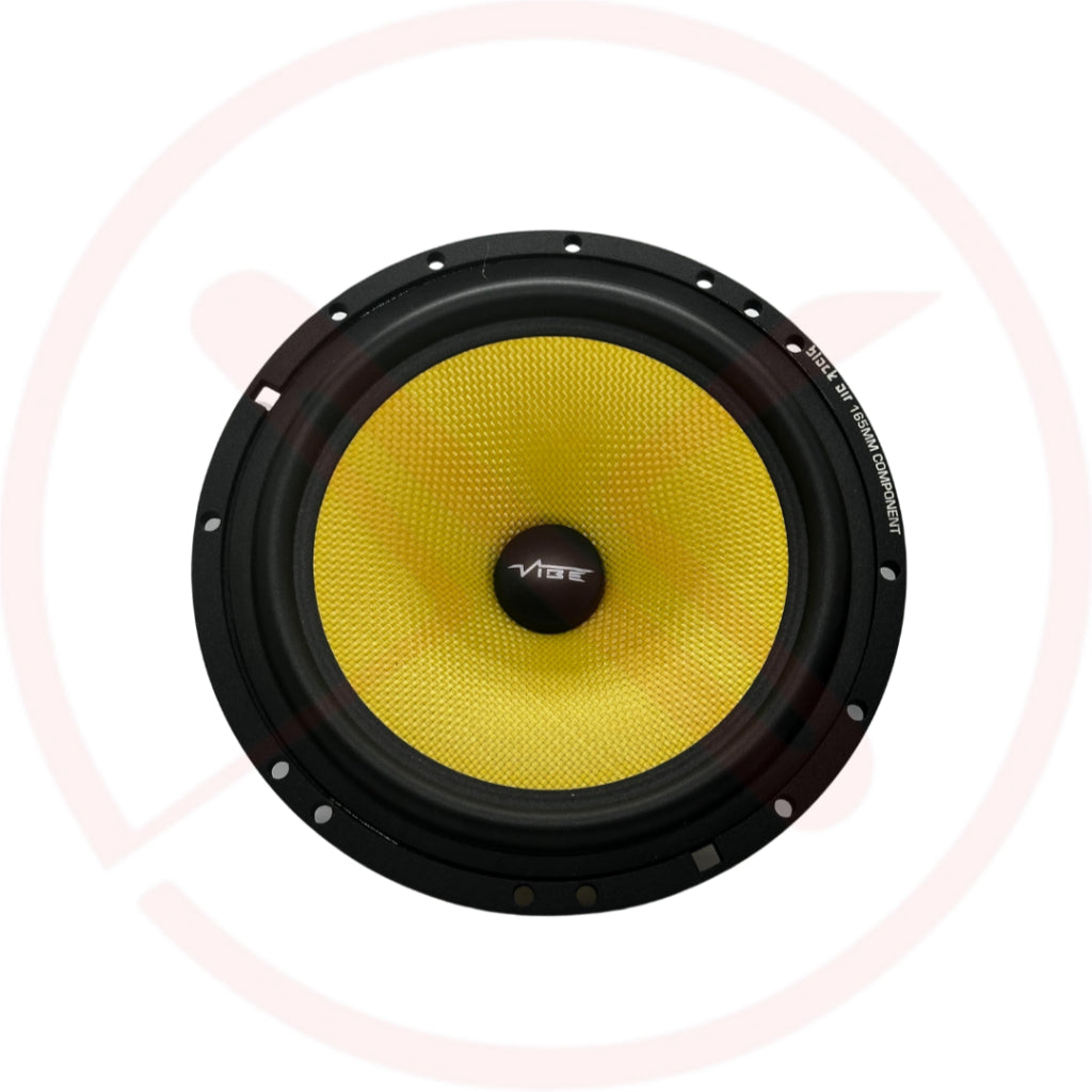 VIBE BLACKAIR BA6MW-V4: 6.5inch Car Mid-Bass Speakers | 140W RMS | 94dB Sensitivity | Kevlar Cone