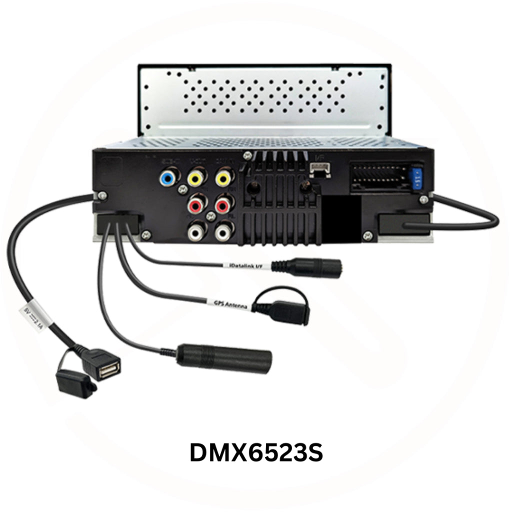 Kenwood DMX6523S 6.8" Display Digital Media Receiver with Wireless Apple CarPlay, Android Auto