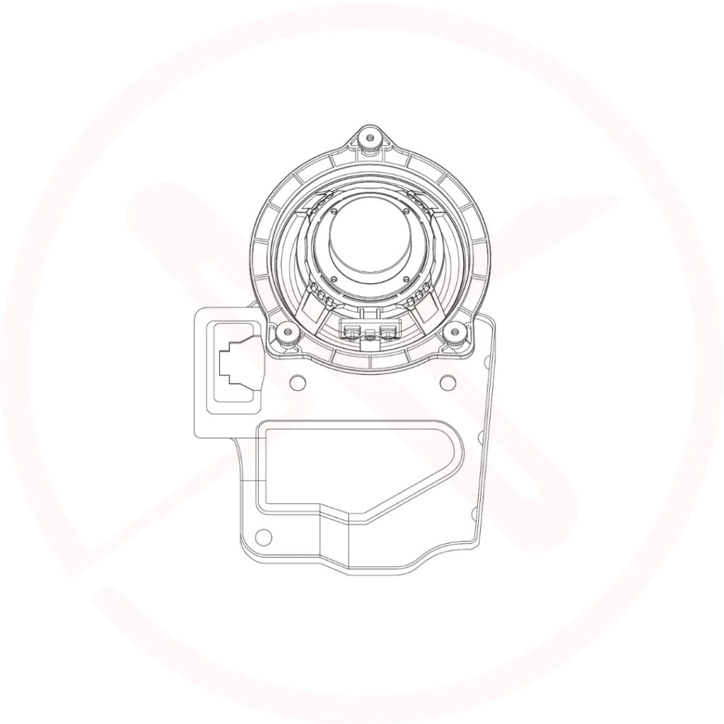 VIBE BMW 4XR-V3 - OPTISOUND Series 4inch Plug & Play 2-Way Coaxial Speakers for BMW