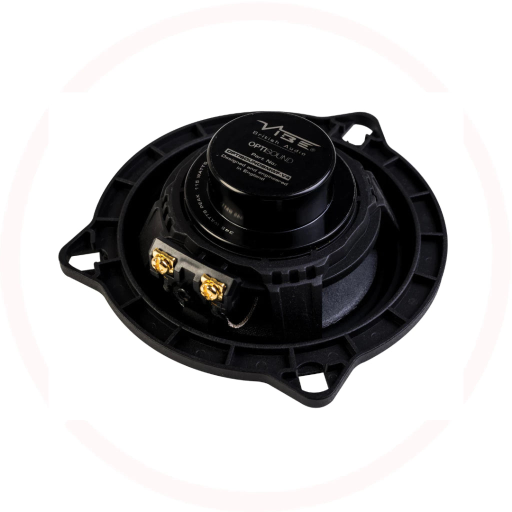 VIBE BMW 4XR-V3 - OPTISOUND Series 4inch Plug & Play 2-Way Coaxial Speakers for BMW