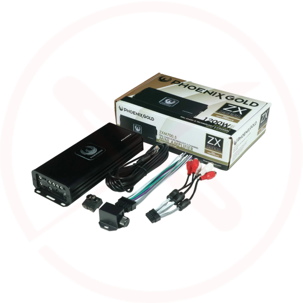 PHOENIX GOLD ZXM 700.5 - ZX Series 5-Channel Micro Car Audio Amplifier