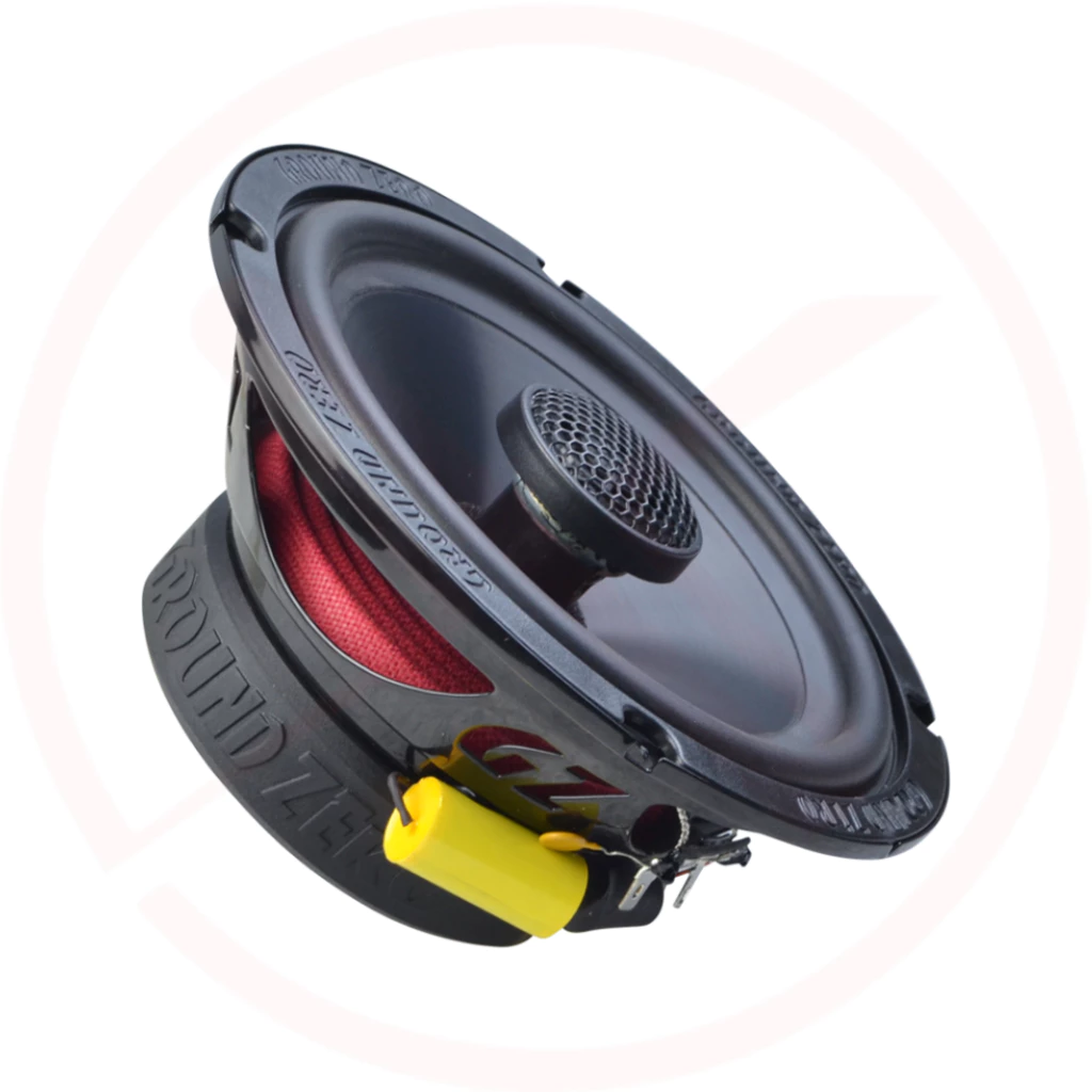 GROUND ZERO GZRF 6.5SQX | Radioactive Series 6.5 in 2‑Way SQ Coaxial Car Speakers