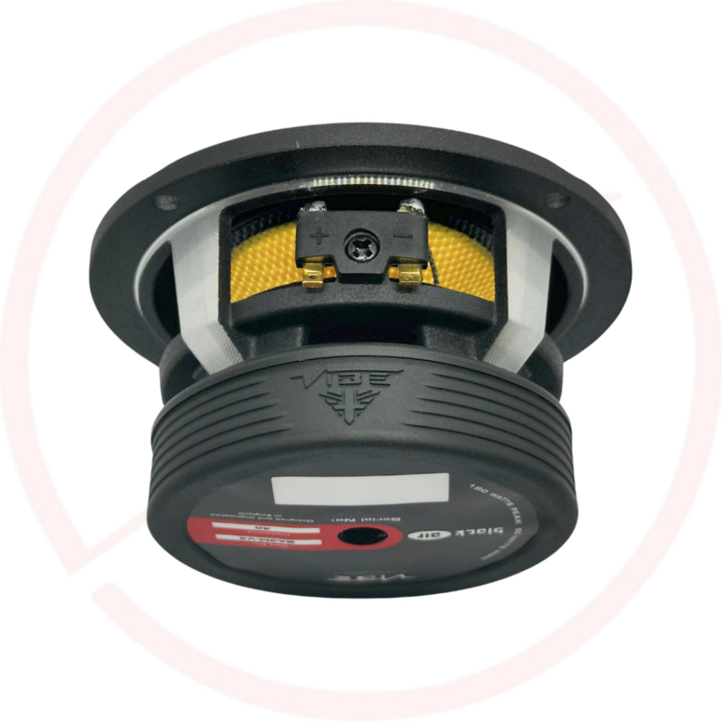 VIBE BLACKAIR BA6-V4: 6.5inch 2-way Coaxial Car Speakers | 140W RMS | 94dB Sensitivity | Kevlar Cone