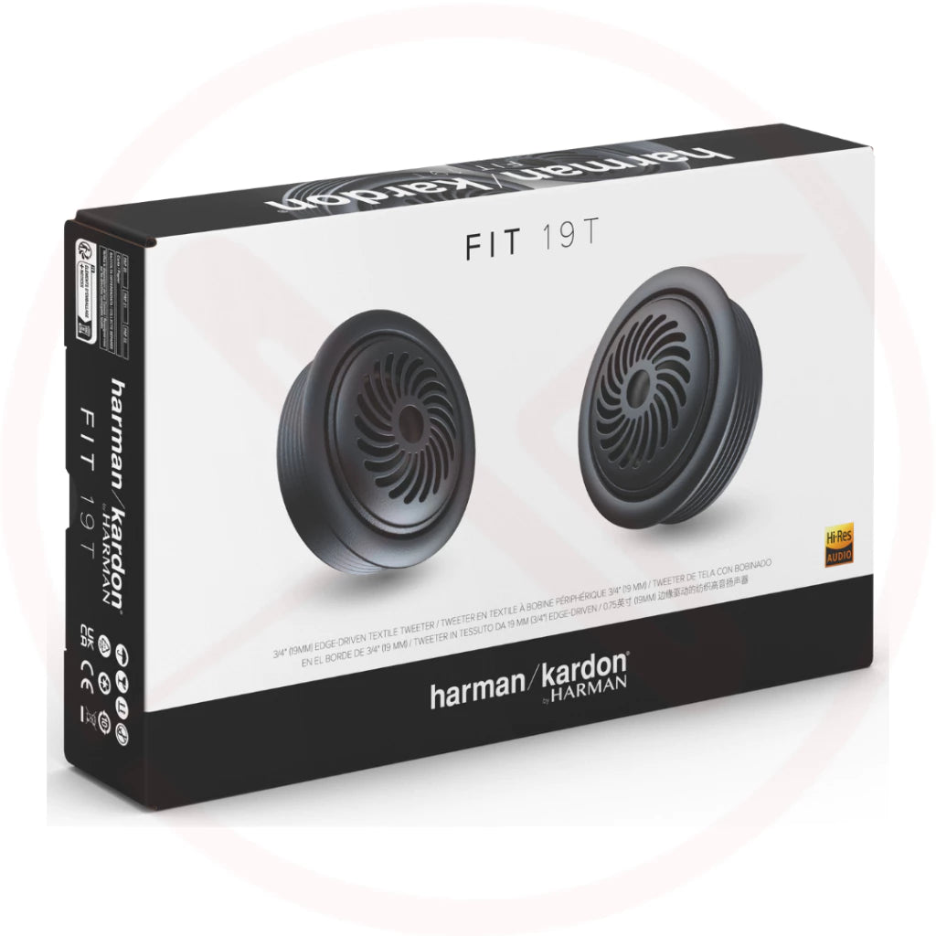 HARMAN KARDON FIT 19T - Fit Series 0.75" Hi-Res Component Car Tweeters