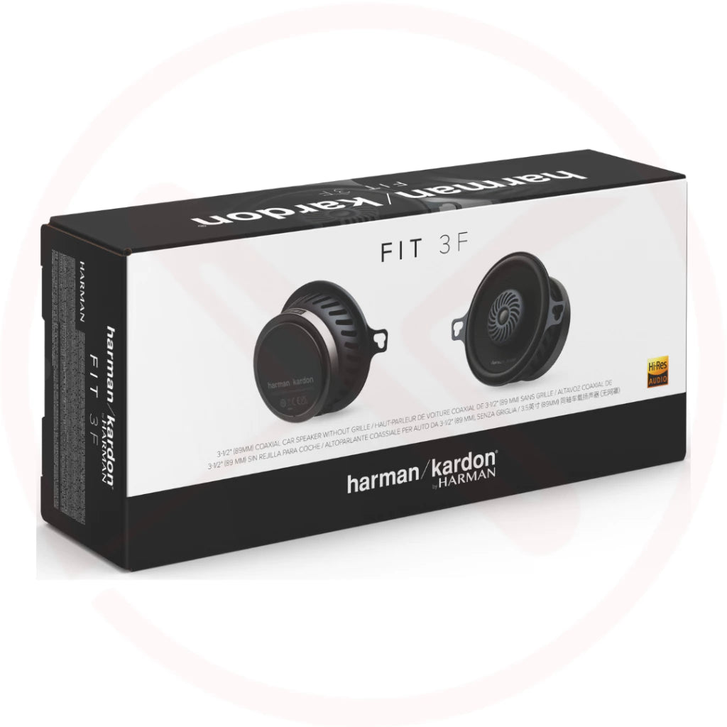 HARMAN KARDON FIT 3F - Fit Series 3.5" Coaxial 2-way Car Speakers for Select Toyota & Myvi