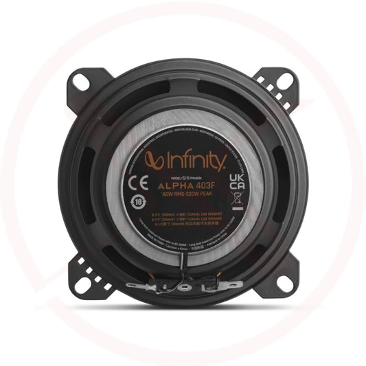 INFINITY ALPHA 403F - New Gen Alpha Series 4″ 2-Way Coaxial Speakers