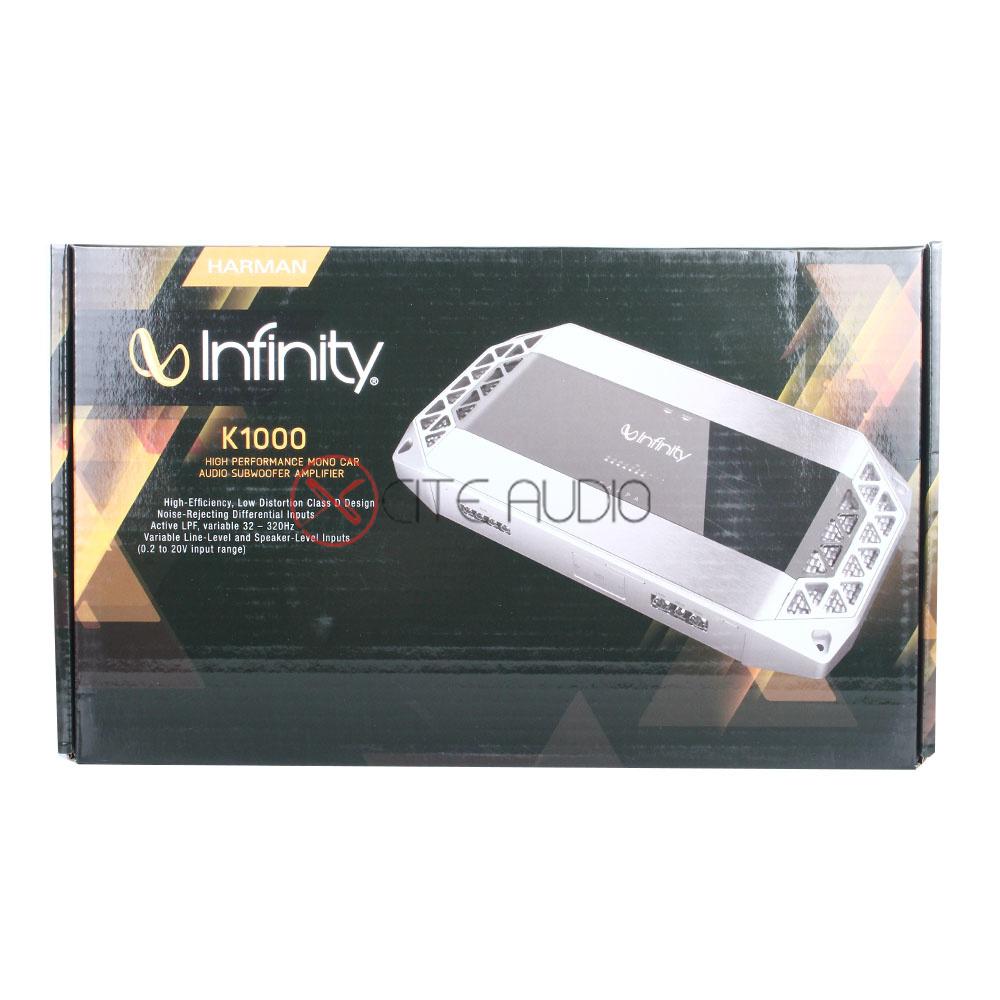 Infinity Kappa K1000 Kappa Series 2600W Monoblock Class-D Car Amplifier - Xcite Audio