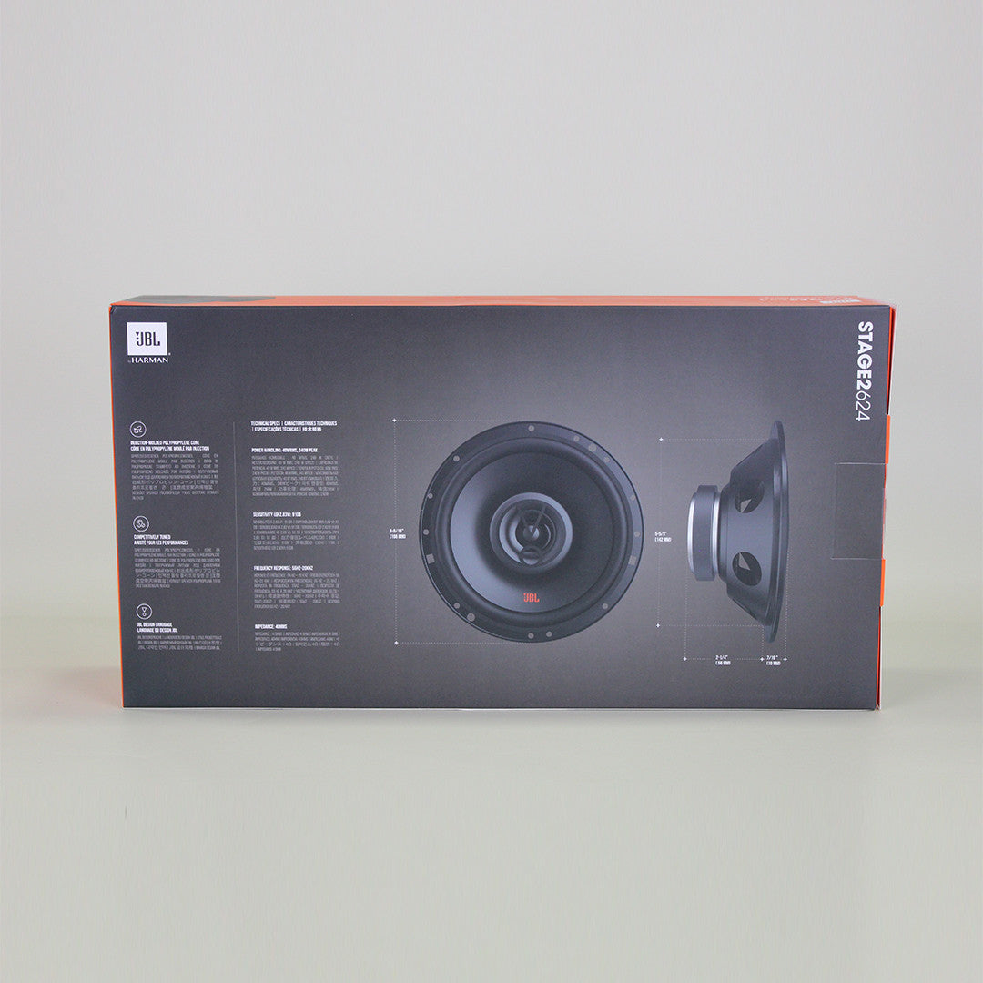 JBL Stage2 Series Stage2 604C & Stage2 624 6.5" 2-Way Bundle Package