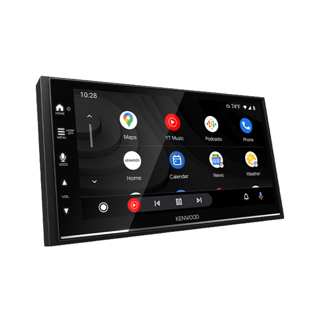 Kenwood DMX7022S 6.8" Capacitive Touch Digital Media Receiver with Apple CarPlay, Android Auto, USB Mirroring, Bluetooth