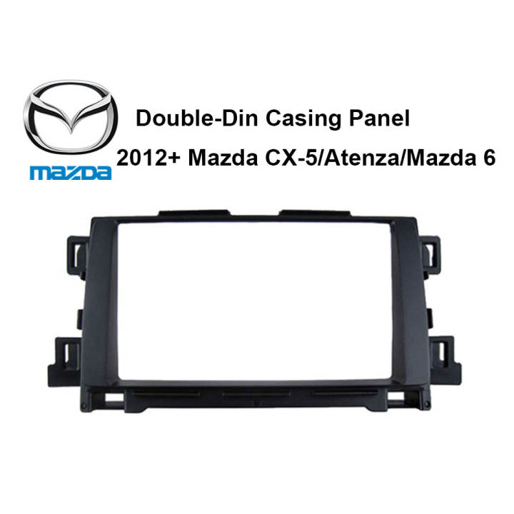 2012+Mazda CX-5/Atenza/Mazda 6 Double-Din Car Headunit / Player / Stereo Audio Casing Panel - Xcite Audio