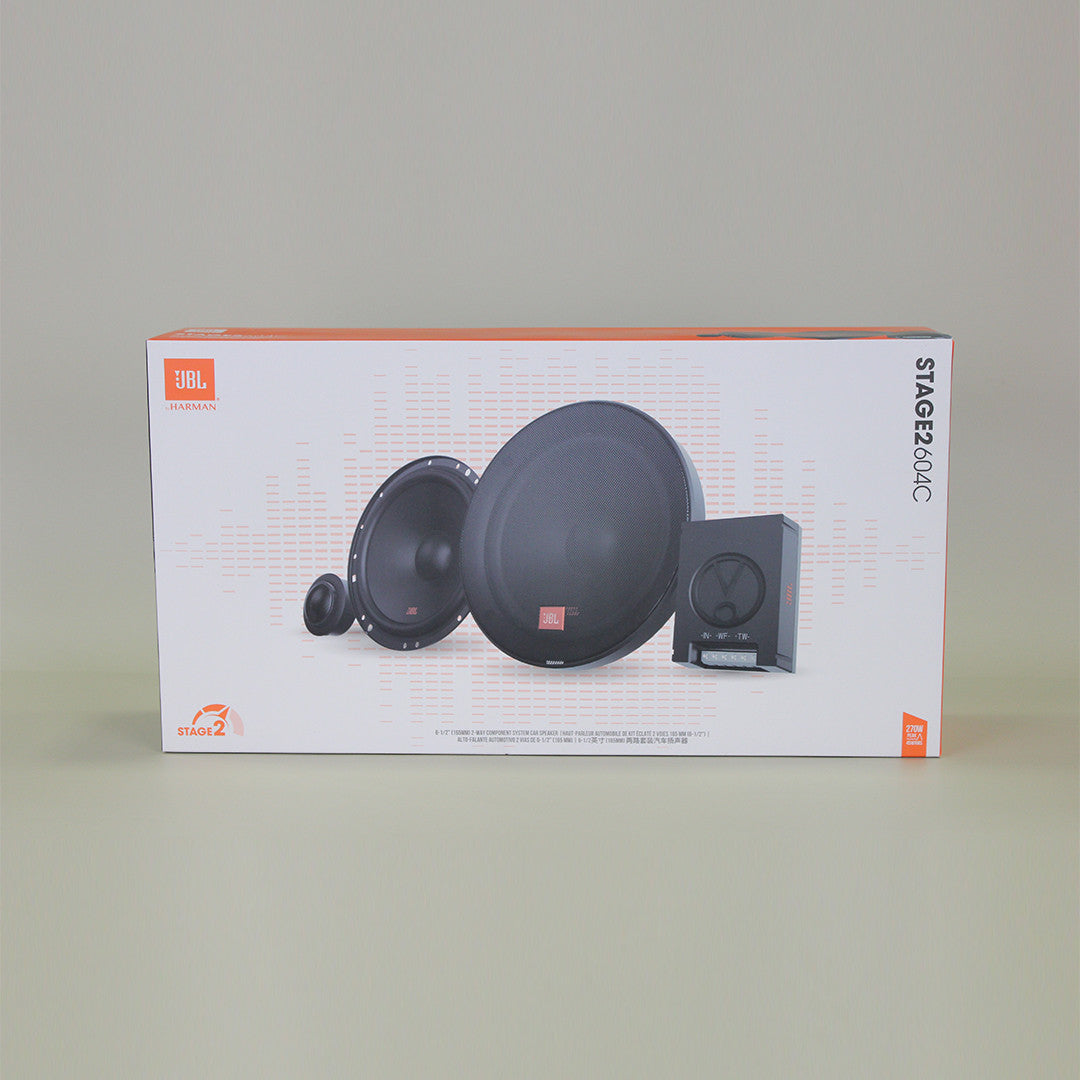 JBL Stage2 Series Stage2 604C & Stage2 604C 6.5" 2-Way Component Bundle Package