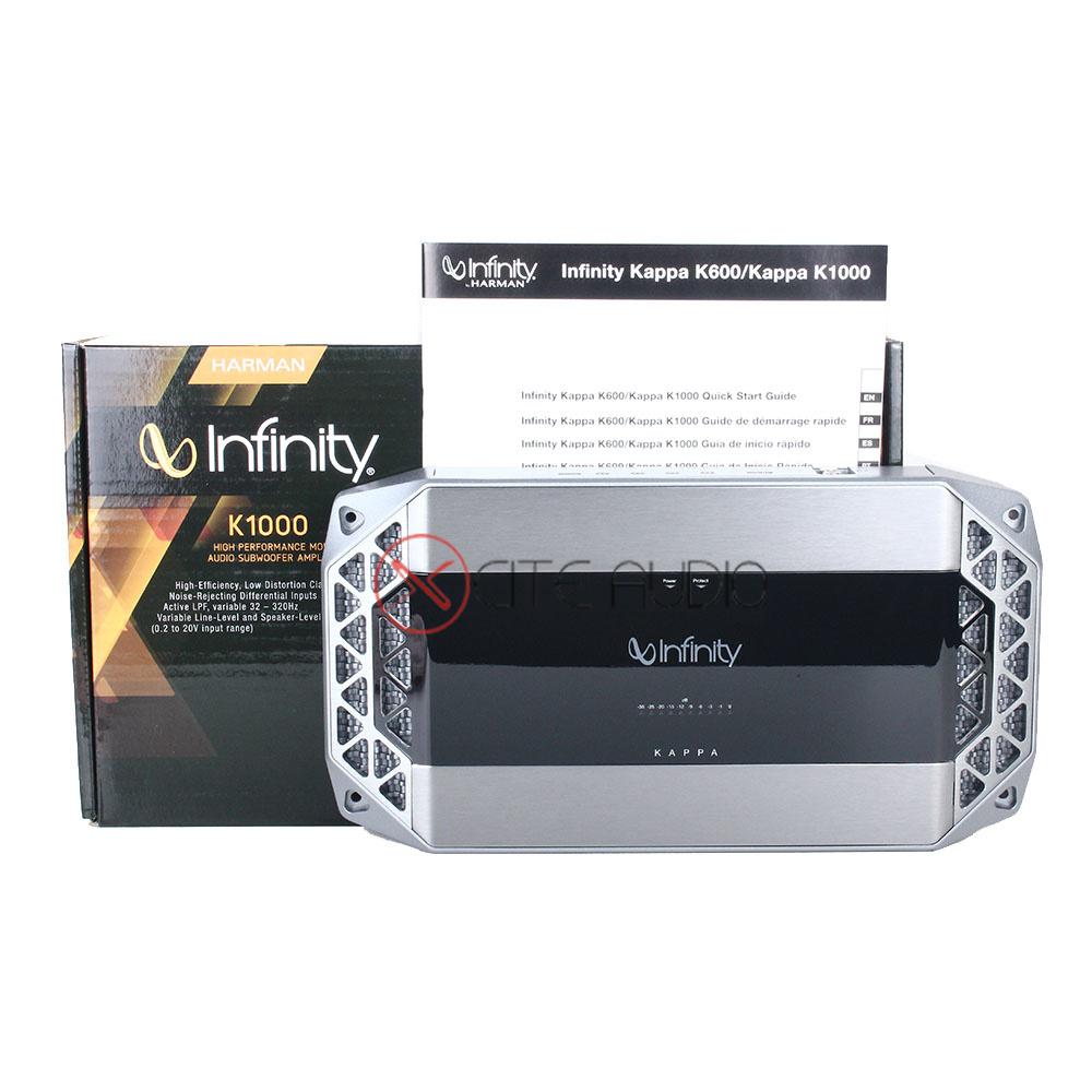 Infinity Kappa K1000 Kappa Series 2600W Monoblock Class-D Car Amplifier - Xcite Audio