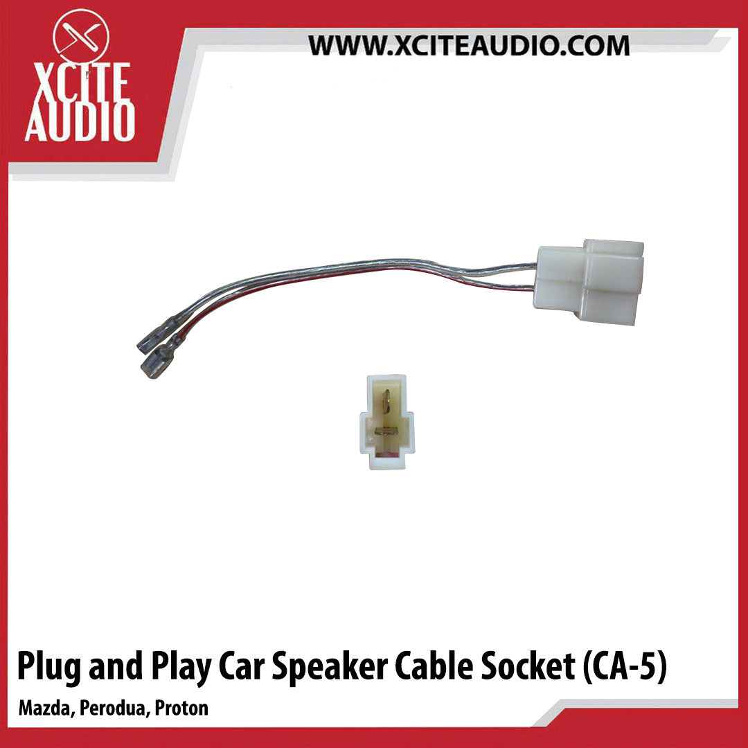 Plug & Play (PNP) Speaker Cable Socket (Pair)