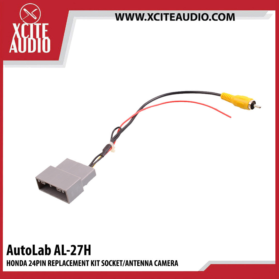 HONDA 24PIN REPLACEMENT KIT SOCKET/ANTENNA CAMERA IN AL-27H