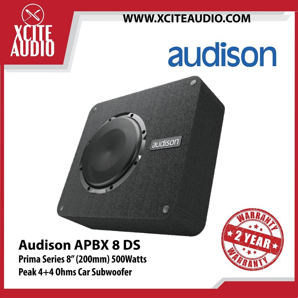 Audison APBX 8 DS 8" (200mm) Prima Series 500Watts Peak 4+4 Ohms Car Subwoofer - Xcite Audio