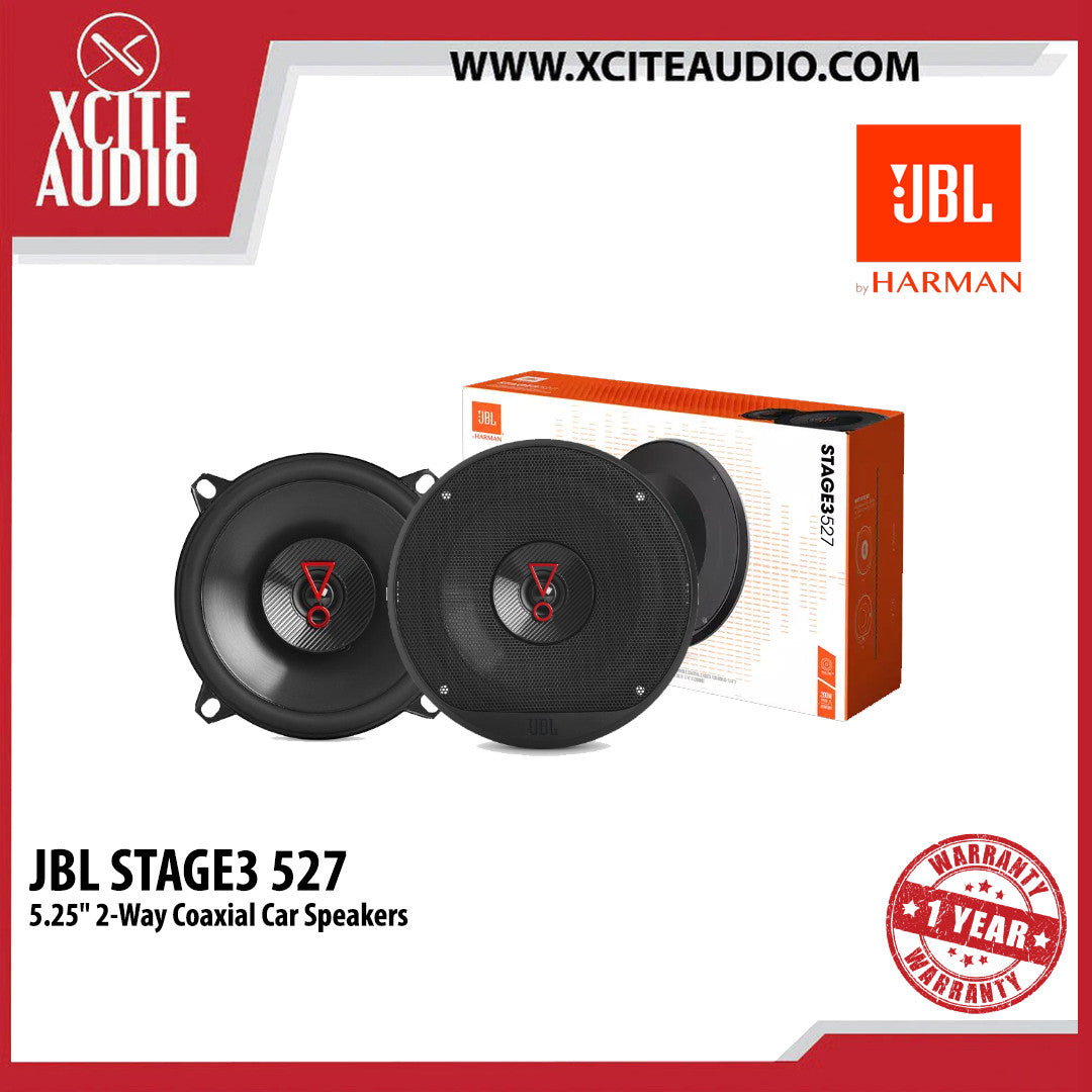 JBL Stage 3 527 5.25 inch (13cm) 2-Way Coaxial Car – Xcite Audio