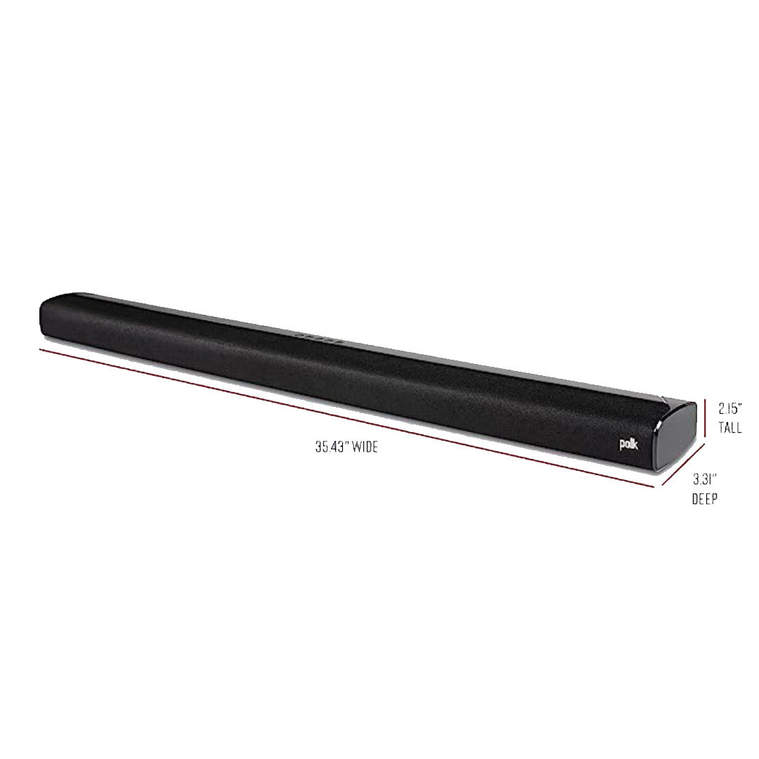 Polk Audio Signa S2 Universal TV Sound Bar With Wireless Active Subwoofer