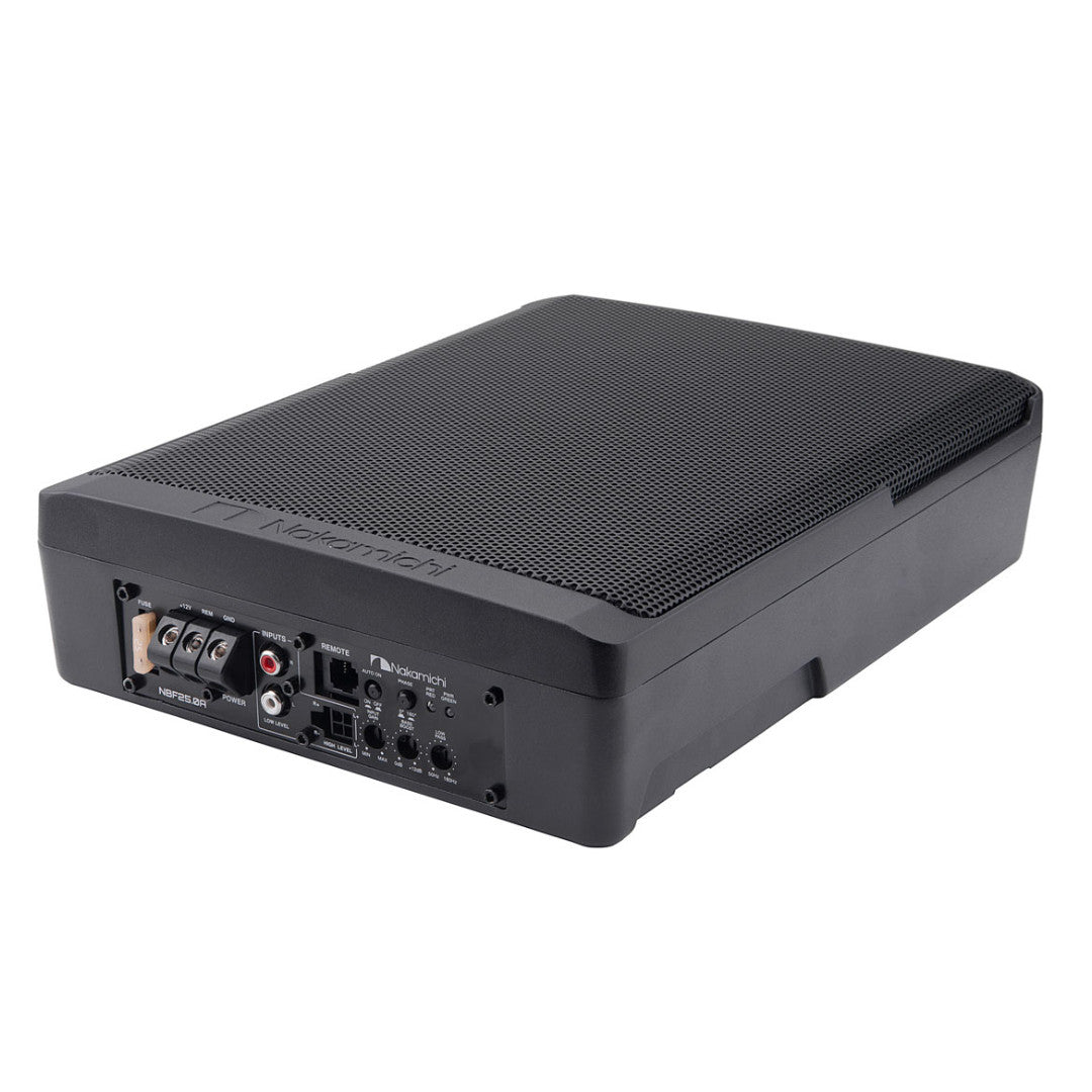 Nakamichi NBF25.0A 10" Full Aluminum Active Underseat Subwoofer