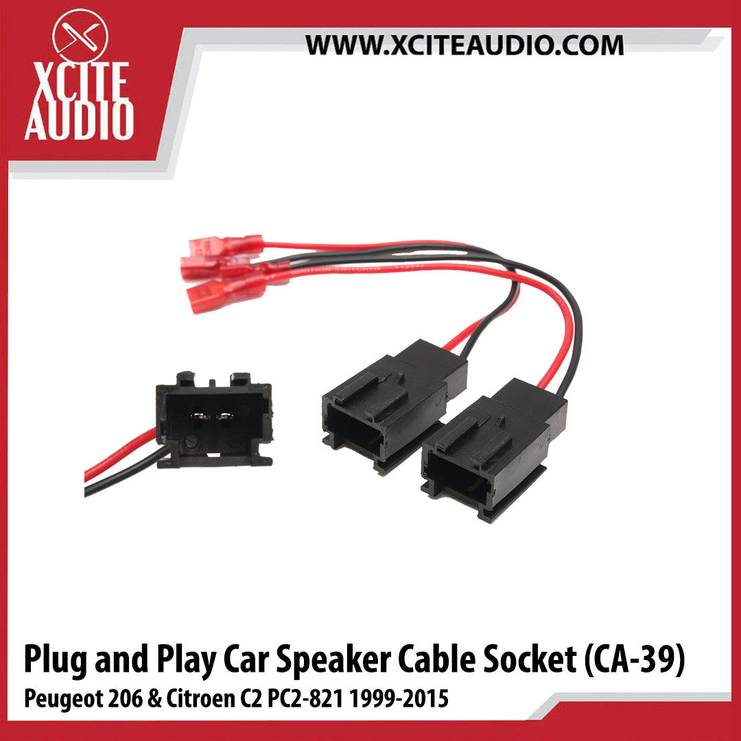 Plug & Play (PNP) Speaker Cable Socket (Pair)