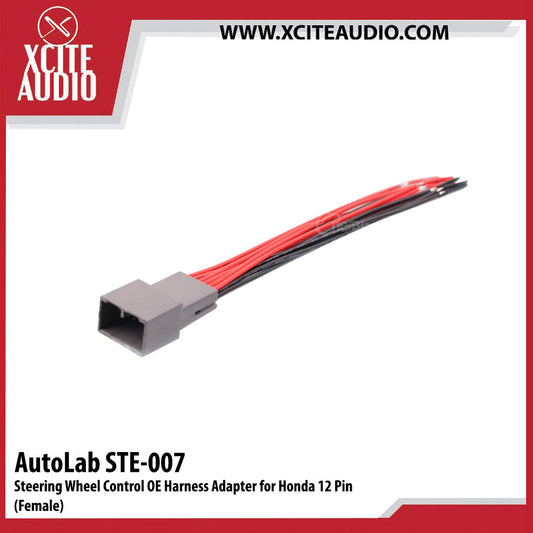 Audio Lab STE-007 Steering Wheel Control OE Harness Adapter for Honda CRV'15 SOCKET/ANTENNA 12 Pin (Female)