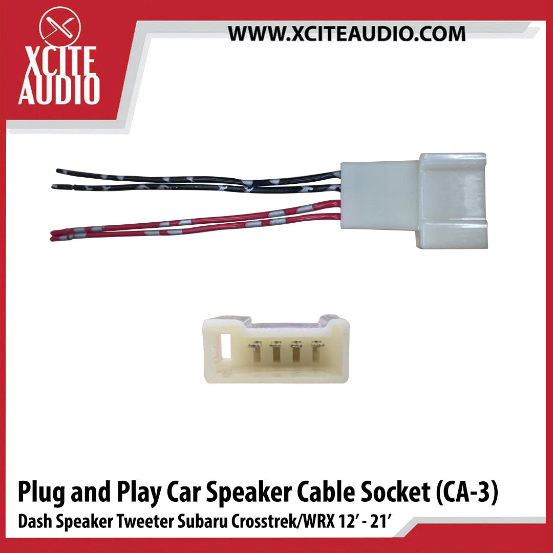 Plug & Play (PNP) Speaker Cable Socket (Pair)