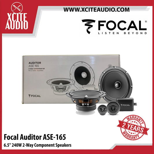 Focal Auditor Evo Series ASE-165 6.5” (16.5CM) 2-Way Component Kit Speakers