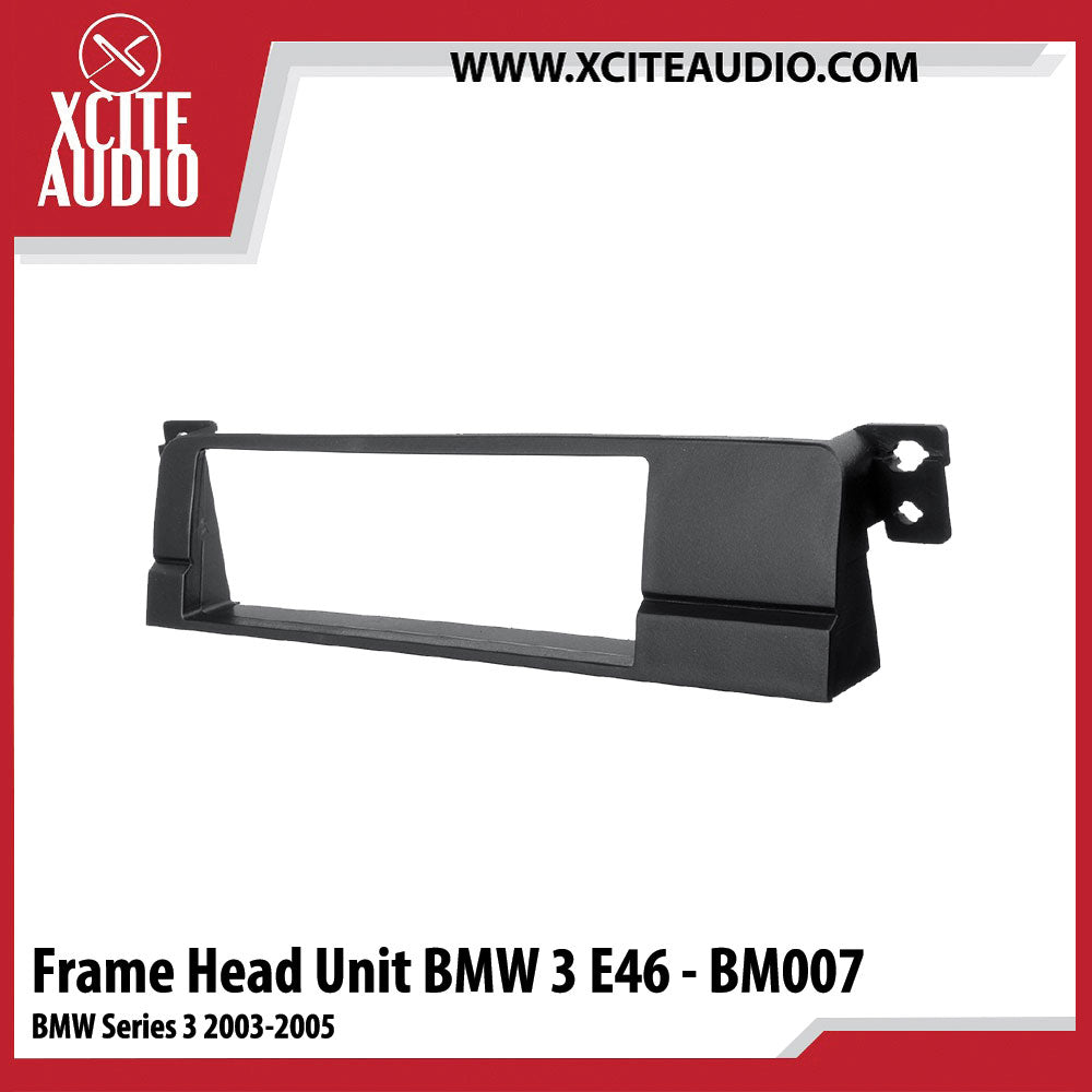 Fascia radio panel for BMW 3-series (E46) 2003-2005, Single Din