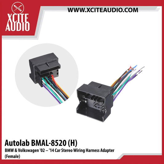 BMW & Volkswagen '02 – '14 Car Stereo Wiring Harness Adapter (Female)