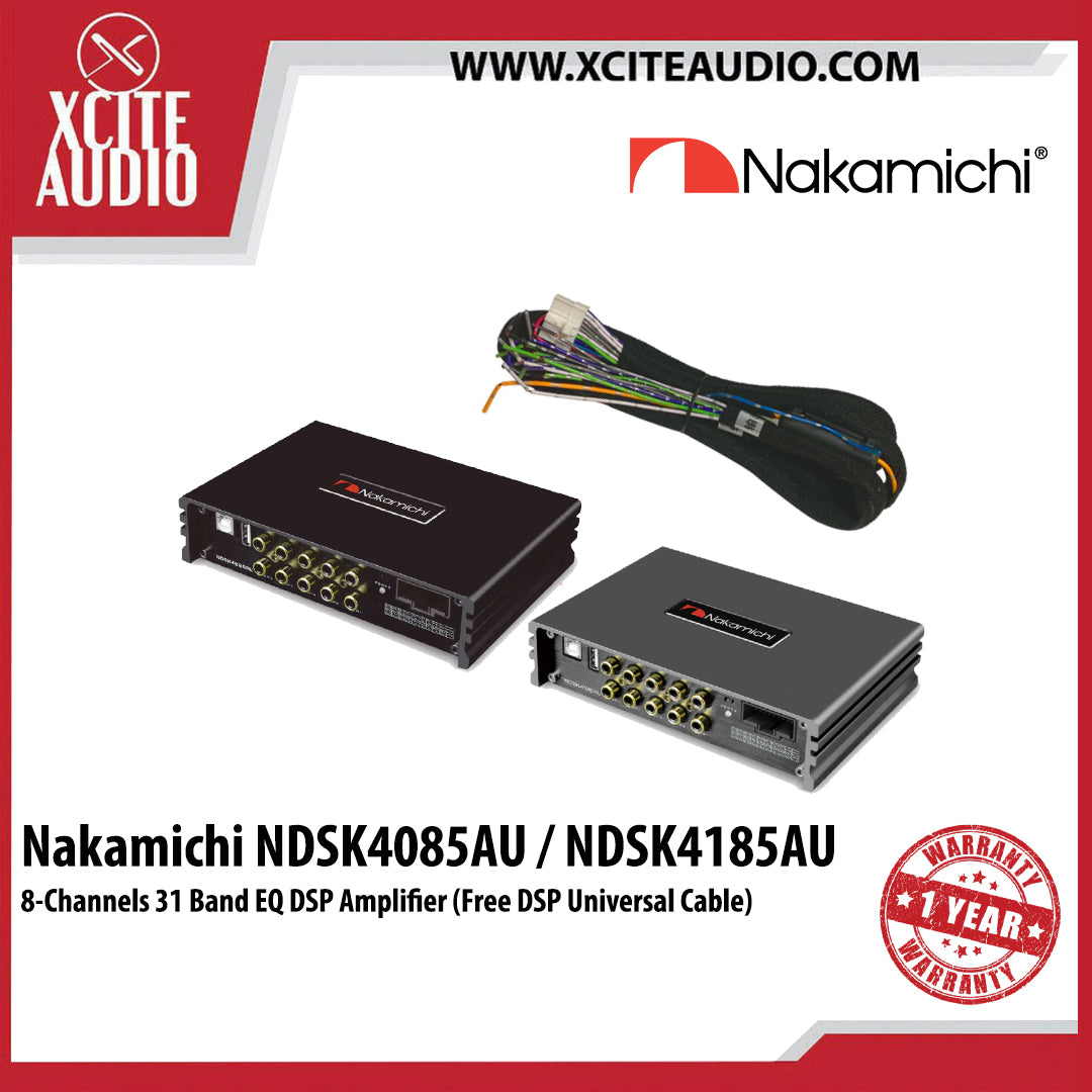 Nakamichi NDSK4085AU / NDSK4185AU 4-IN 8-OUT 31 EQ Amplified DSP